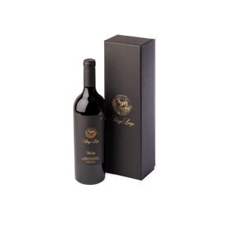 One bottle of Stags' Leap wines and a black gift box