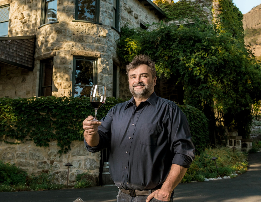 Winemaker Ludovic Dervin