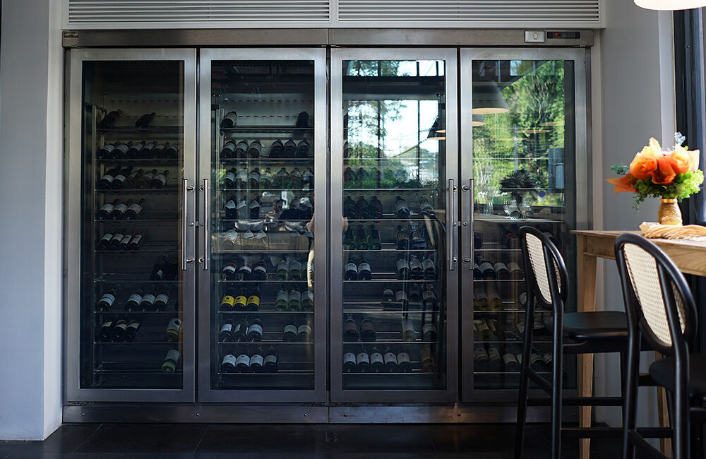 Wine storage fridge