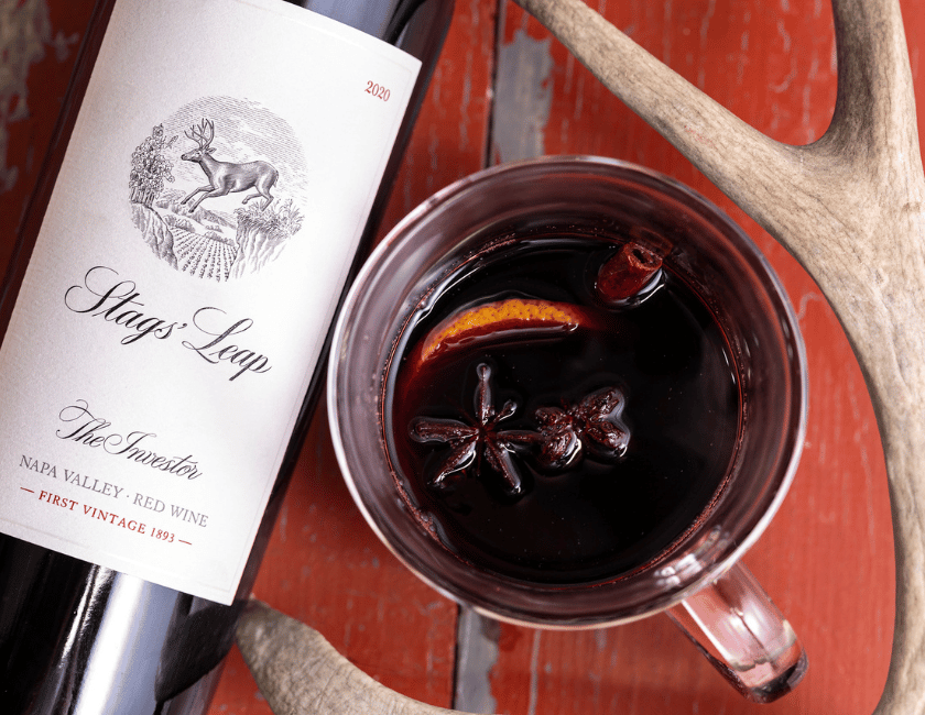 Spiced mulled wine with Stags' Leap The Investor Red Wine 