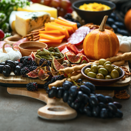 fall cheese display