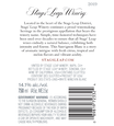 2019 Napa Valley Sauvignon Blanc Back Label, image 3