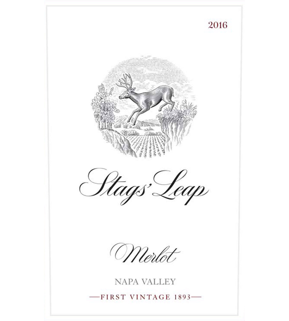 2016 Stags' Leap Napa Valley Merlot Front Label