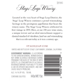 2016 Stags' Leap Napa Valley Cabernet Sauvignon Back Label, image 3