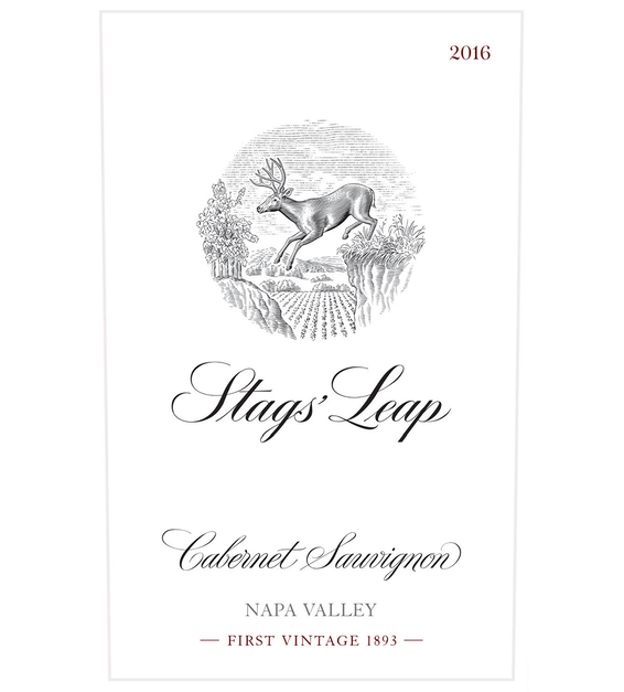 2016 Stags' Leap Napa Valley Cabernet Sauvignon Front Label