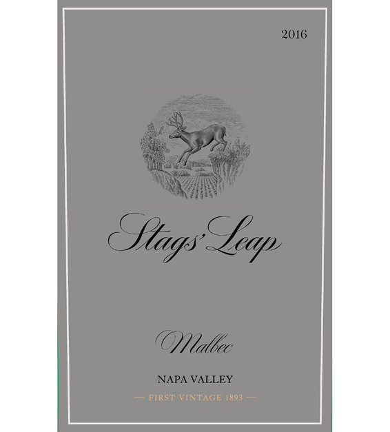 2016 Stags' Leap Napa Valley Malbec Front Label