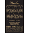 2012 Stags' Leap Audentia Estate Grown Napa Valley Cabernet Sauvignon Back Label, image 3