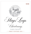 2018 Stags' Leap Napa Valley Chardonnay Front Label, image 2