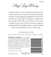 2016 Stags' Leap Napa Valley Merlot Back Label, image 2