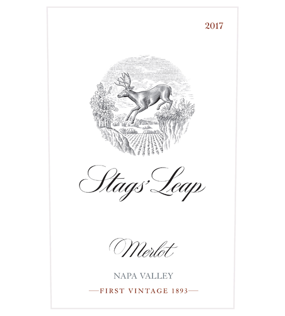 2017 Stags' Leap Napa Valley Merlot Front Label