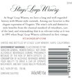 2018 Stags' Leap Napa Valley Viognier Back Label, image 3