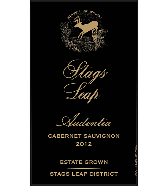 2012 Stags' Leap Audentia Estate Grown Napa Valley Cabernet Sauvignon Front Label