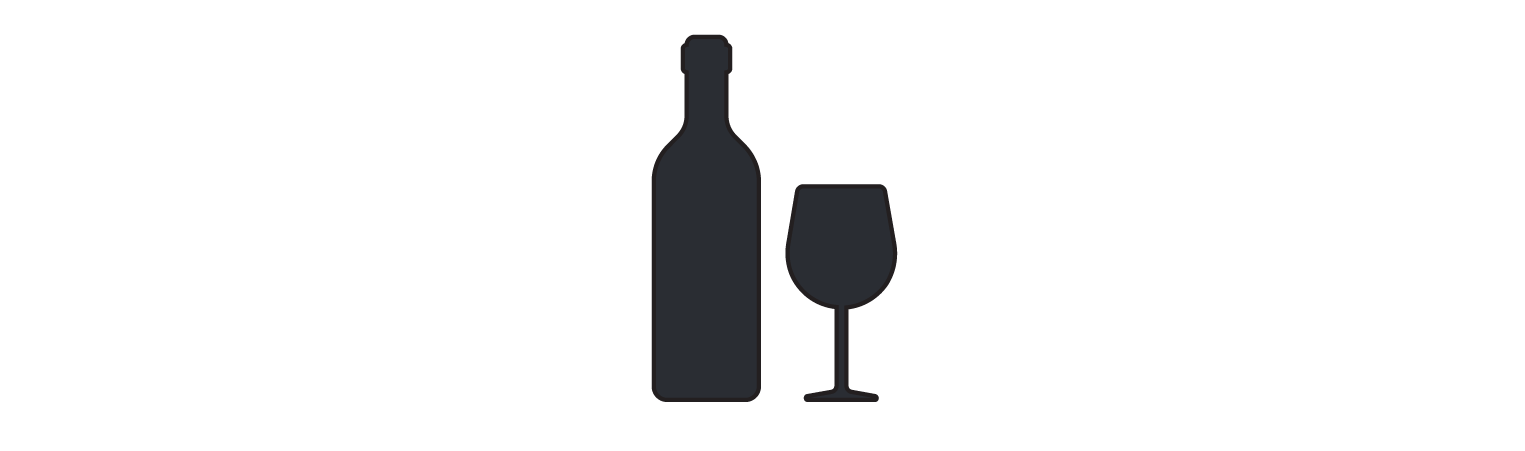 bottle and glass icon